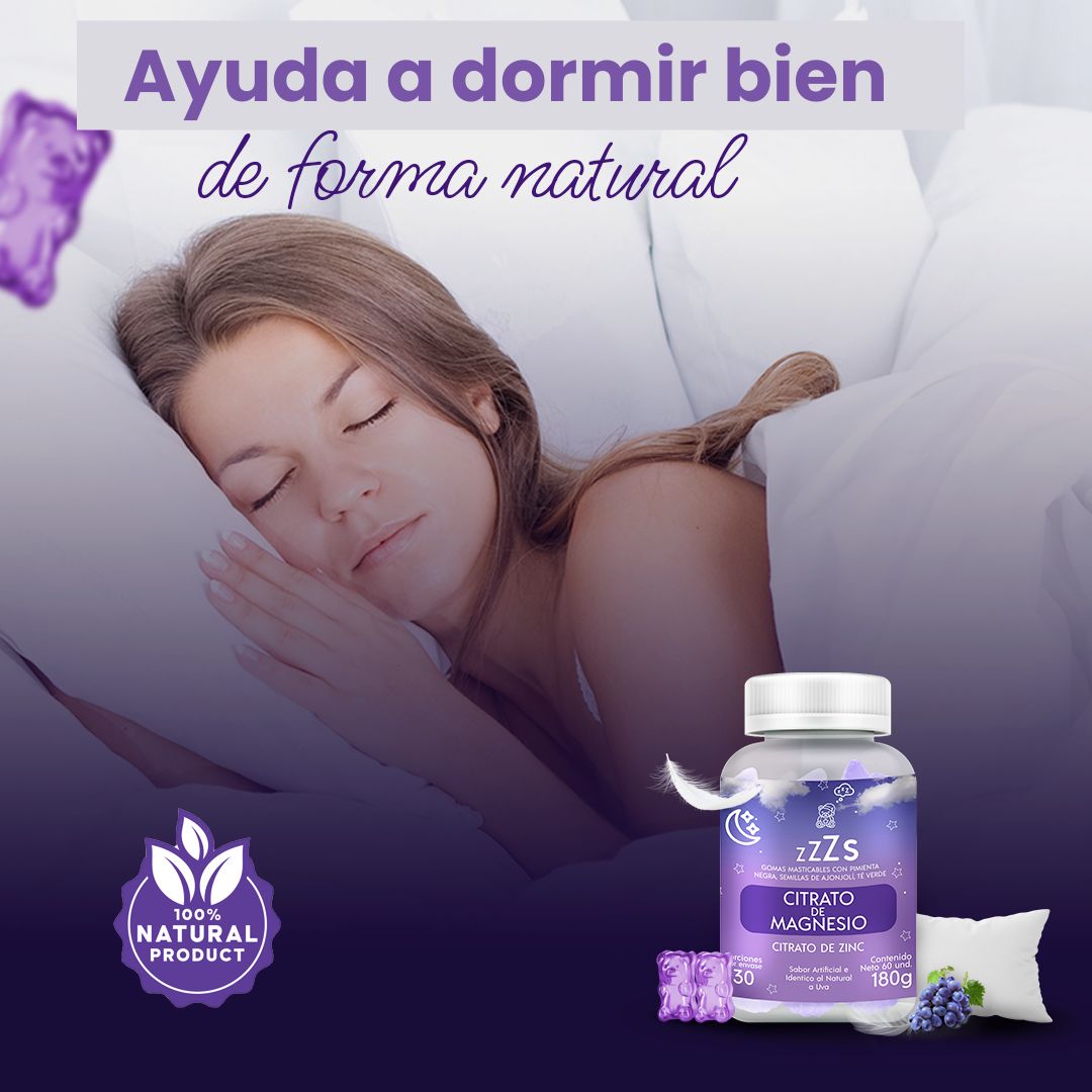 Gomitas de Citrato de Magnesio | Descansa Mejor, Duerme Profundo
