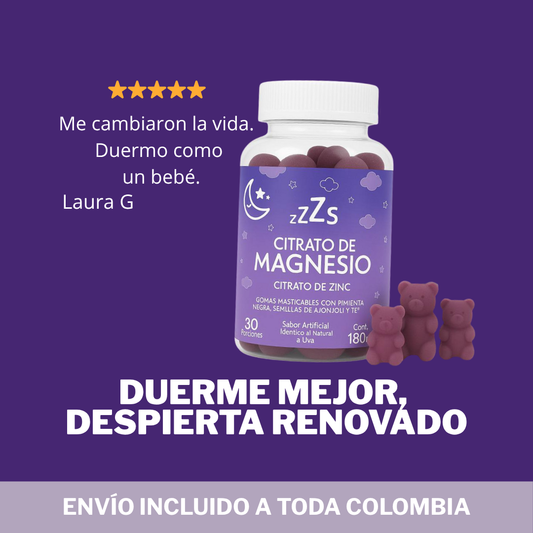 Gomitas de Citrato de Magnesio | Descansa Mejor, Duerme Profundo